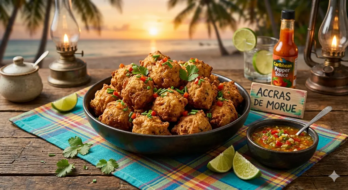 Caribbean Salt Cod Fritters (Accras de Morue)